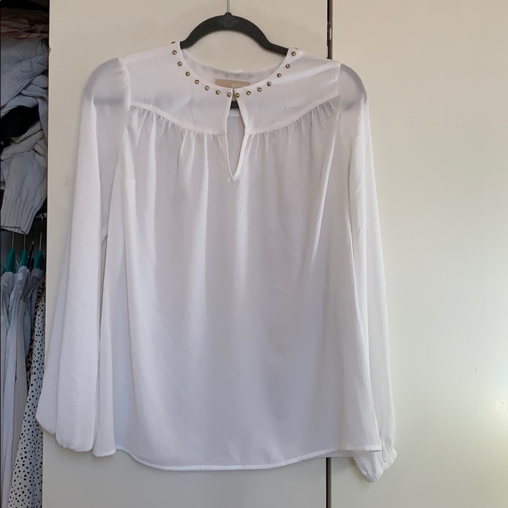 White Michael kors blouse